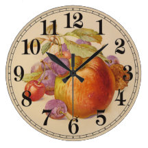 Fruit Wall Clocks Zazzle