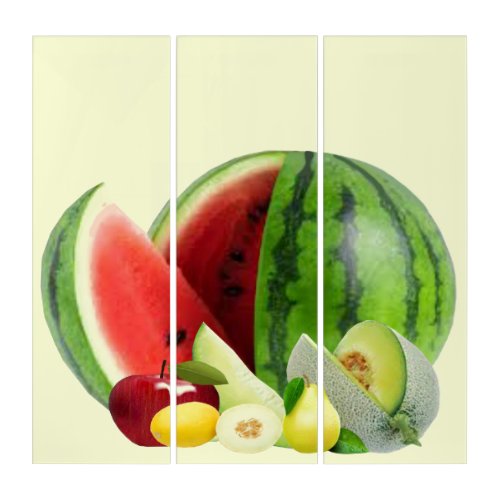 Fruit Still Life Triptych