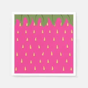 Fruit Strawberry Apron Napkins