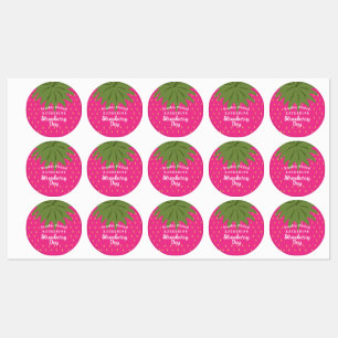 Fruit Strawberry Labels