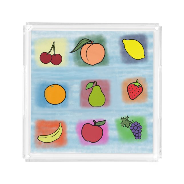 Fruit Surprise Acrylic Tray (Front)