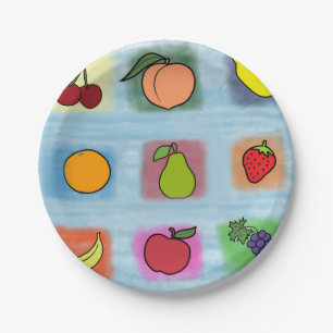 Fruit Surprise Paper Plates