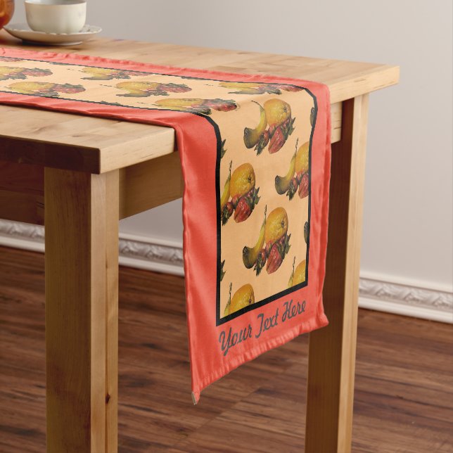 Fruit Table Runner - Optional Personalization (In Situ)