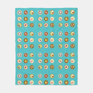 Fruit Tarts Fleece Blanket