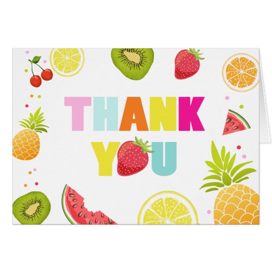 thank you for the fruits