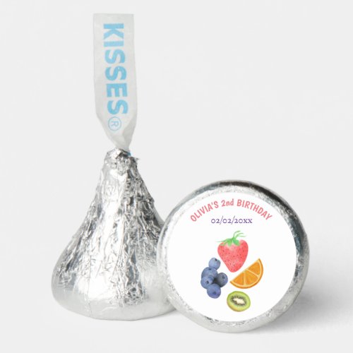 Fruit theme 2nd birthday  hersheys kisses