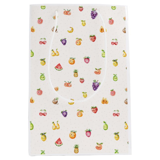 Fruit Themed  Medium Gift Bag (Front)