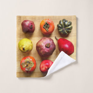 Fruit Tic-tac-toe Wash Cloth