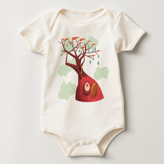 Fruit Tree Baby Baby Bodysuit
