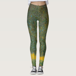 Fruit Trees by Gustav Klimt, Vintage Art Nouveau Leggings