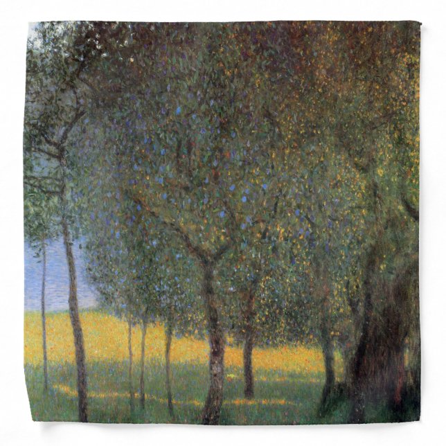 Fruit Trees, Gustav Klimt Bandana (Front)
