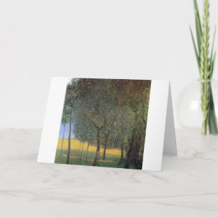 Fruit Trees, Gustav Klimt Card