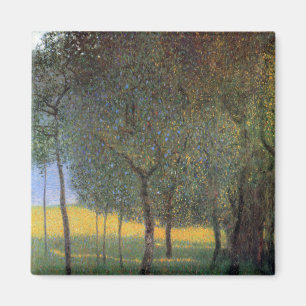 Fruit Trees, Gustav Klimt Magnet