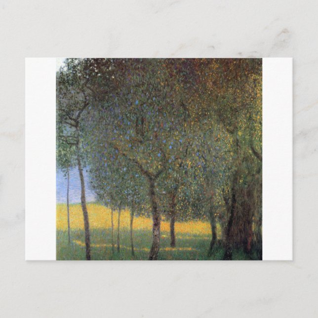 Fruit Trees, Gustav Klimt Postcard (Front)