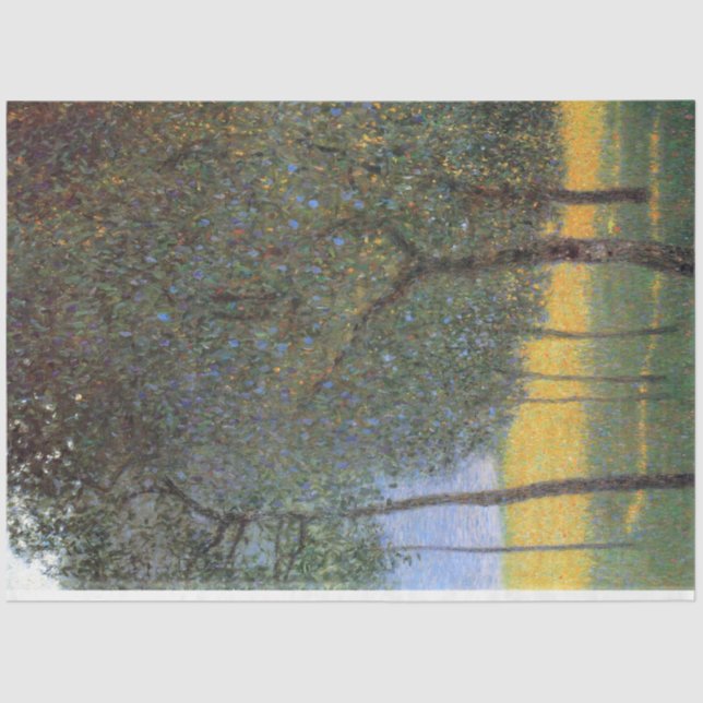 Fruit Trees, Gustav Klimt Tissue Paper (Front)