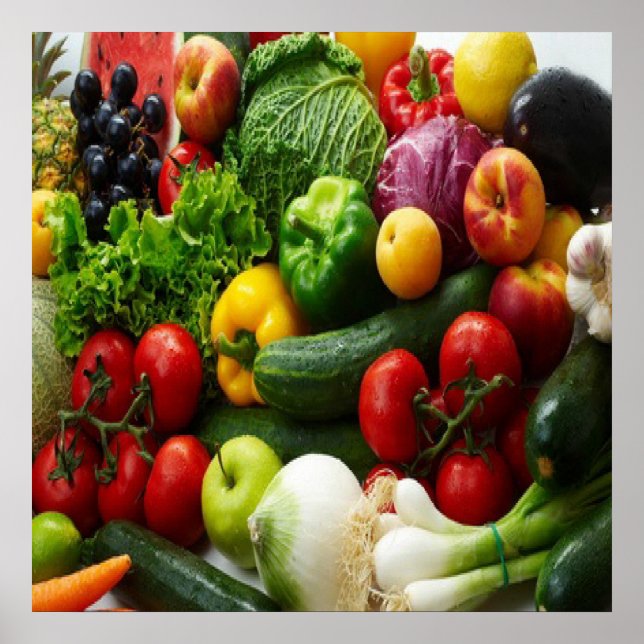 FRUIT & VEGETABLE POSTER (Front)