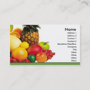 fruit & vegetables Business Card