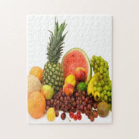 FRUIT VEGETABLES JIGSAW PUZZLE | Zazzle.com