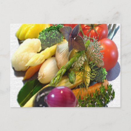 Fruit & Vegetables Postcard
