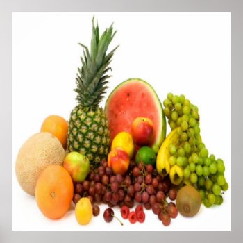 Fruit Vegetables Poster by pjan97 at Zazzle