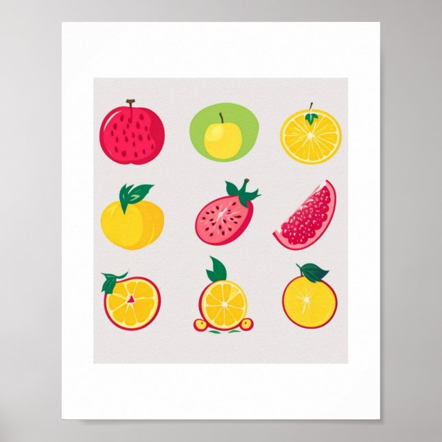 FRUIT WALL ART POSTER (Front)