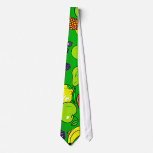 Fruit Wallpaper Neck Tie