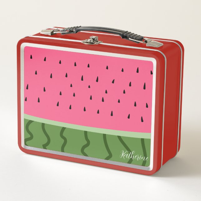 Fruit Watermelon  Metal Lunch Box (Front)