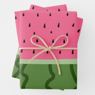 Fruit Watermelon  Wrapping Paper Sheets