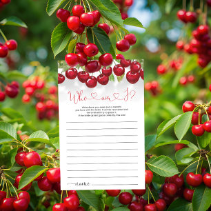 Fruit Who Am I Bridal Shower Game