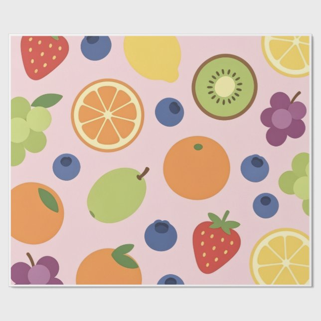 Fruit wrapping paper (Flat)