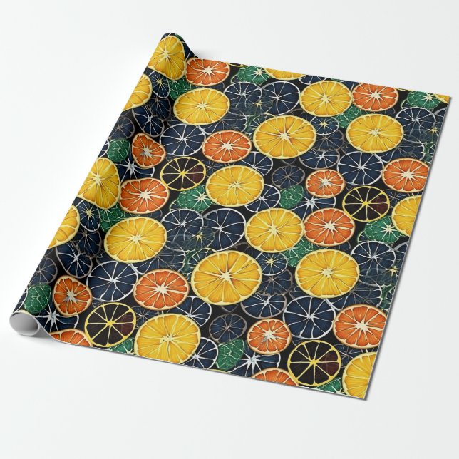 Fruit Wrapping Paper (Unrolled)