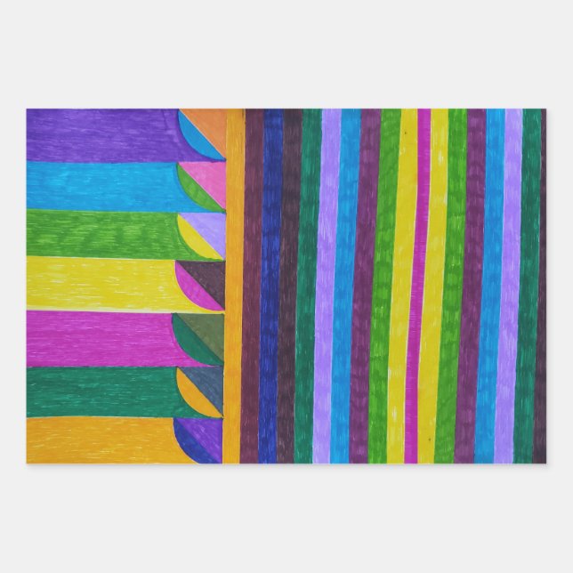 "Fruit" Wrapping Paper Sheets (Front)