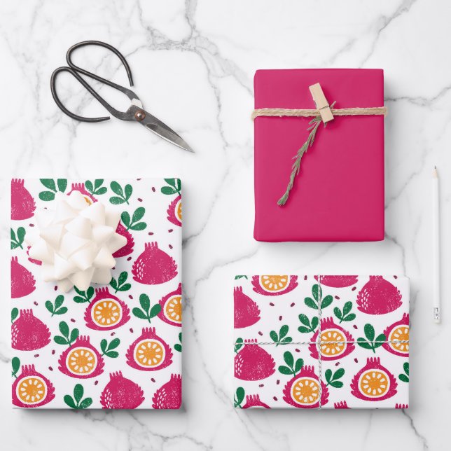 Fruit Wrapping Paper Sheets (Front)