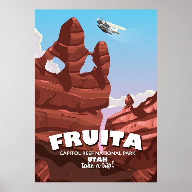 Fruita Capitol Reef National Park Utah Poster (Front)