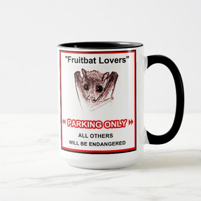 Fruitbat lovers mug (Right)