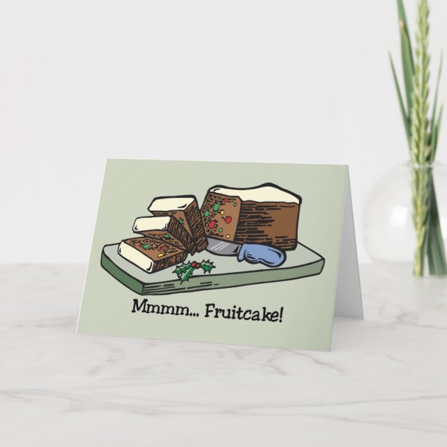 Fruitcake card (Front)