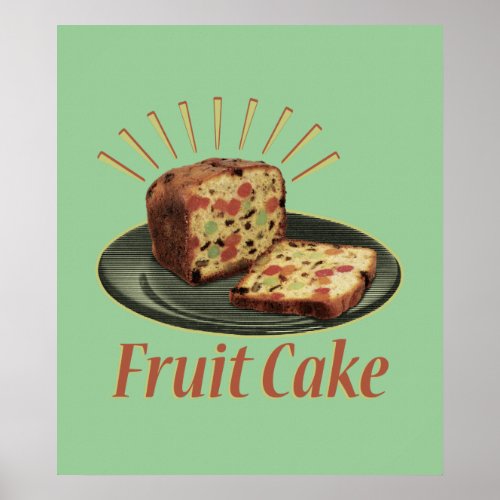 Fruitcake Fruit Cake Poster