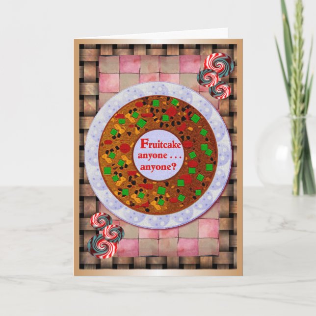 Fruitcake Holiday Cards (Front)