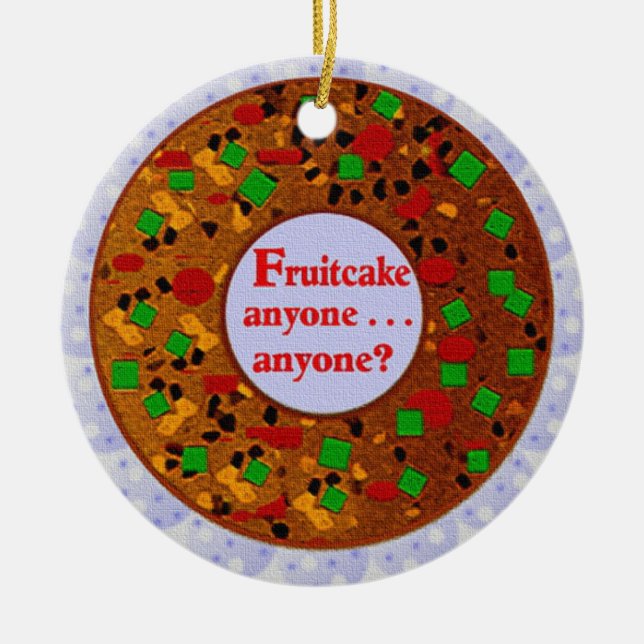 Fruitcake Ornament (Front)