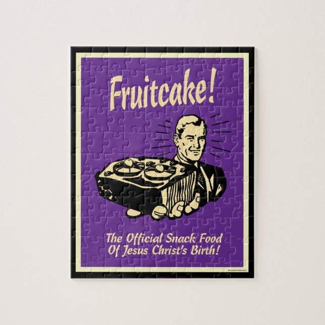 Fruitcake! The Snack Food of Jesus' Birth Jigsaw Puzzle (Vertical)