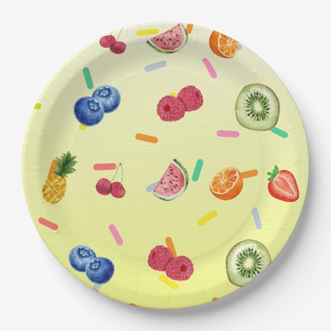 Fruitfetti Paper Plates (Front)