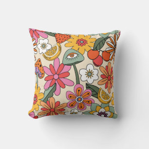 Fruitful Fun Throw Pillow