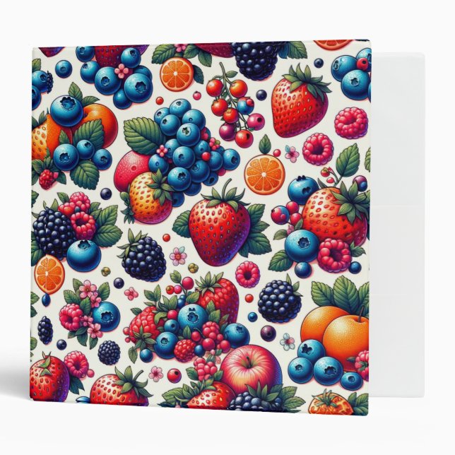 Fruitful Harmony: A Symphony of Nature's Bounty To 3 Ring Binder (Front/Inside)