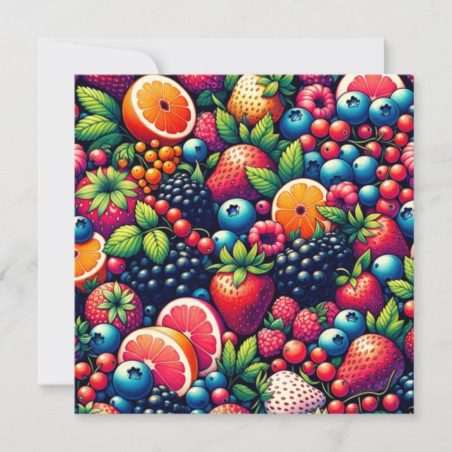 Fruitful Harmony: A Symphony of Nature's Bounty To Invitation (Front)