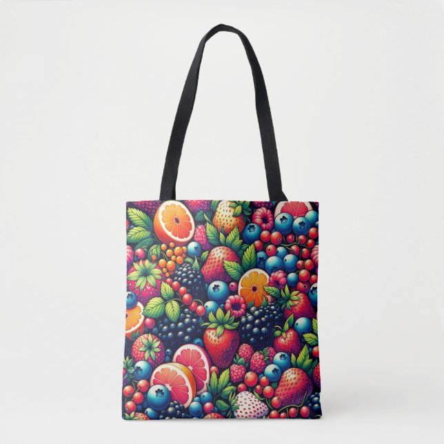 Fruitful Harmony: A Symphony of Nature's Bounty To Tote Bag (Front)