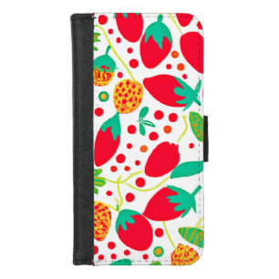 Fruitful Palette Vivid Pattern iPhone 8/7 Wallet Case