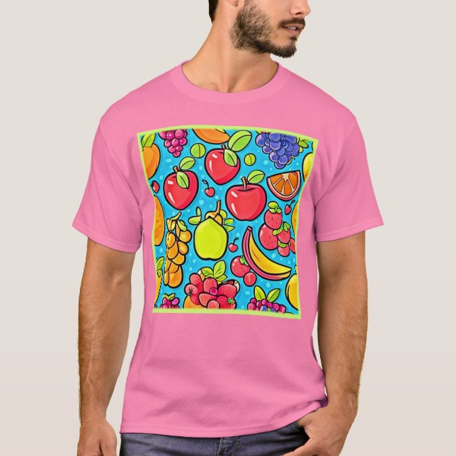 Fruitful Pattern Design T-Shirt (Front)