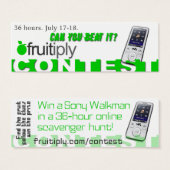 Fruitiply Contest (Front & Back)