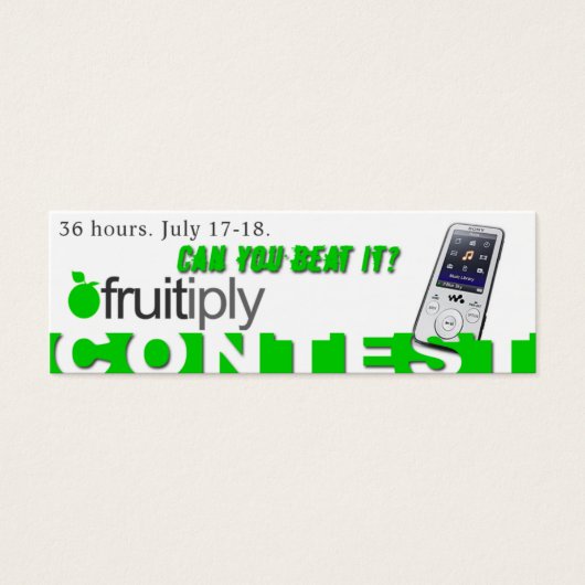 Fruitiply Contest (Front)