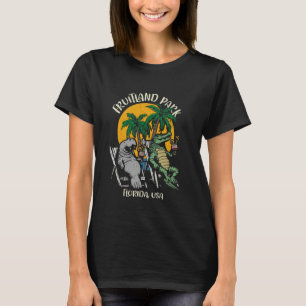 Fruitland Park Florida USA Funny Manatee Alligator T-Shirt
